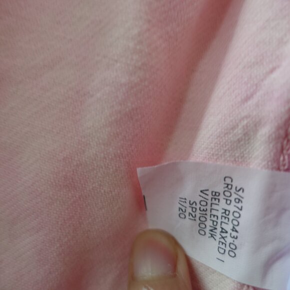 Gap pink denim jean jacket S Small SM - Picture 8 of 14